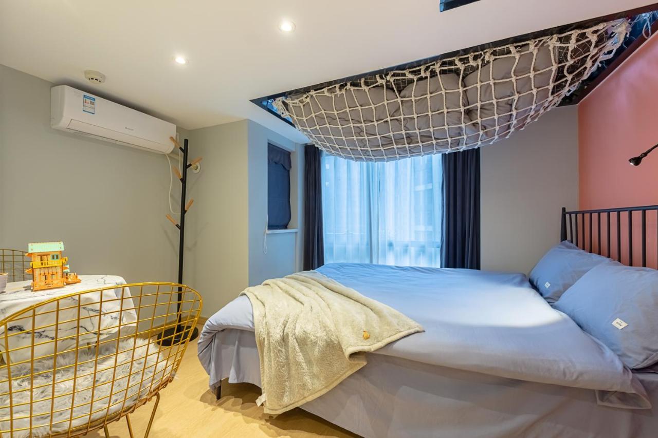 Loft Apartment With Slide Hammock With Movie Viewing Hangzhou Exteriör bild