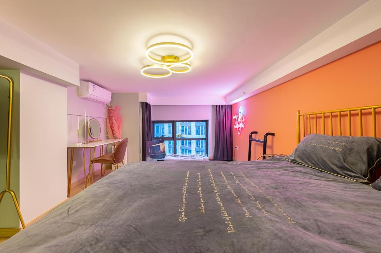 Loft Apartment With Slide Hammock With Movie Viewing Hangzhou Exteriör bild