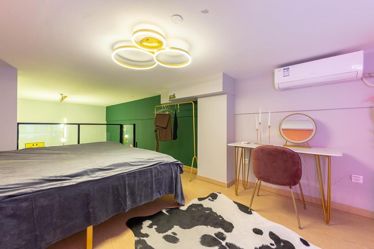 Loft Apartment With Slide Hammock With Movie Viewing Hangzhou Exteriör bild